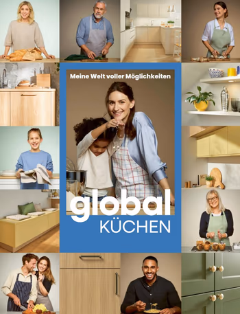 Der neue Global Küche Katalog ist da, jetzt inspirieren lassen!